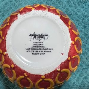American Atelier ornament Candy Dish/ Soup Bowl